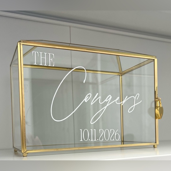 Customizable Glass Card Box - Picture 5 of 9